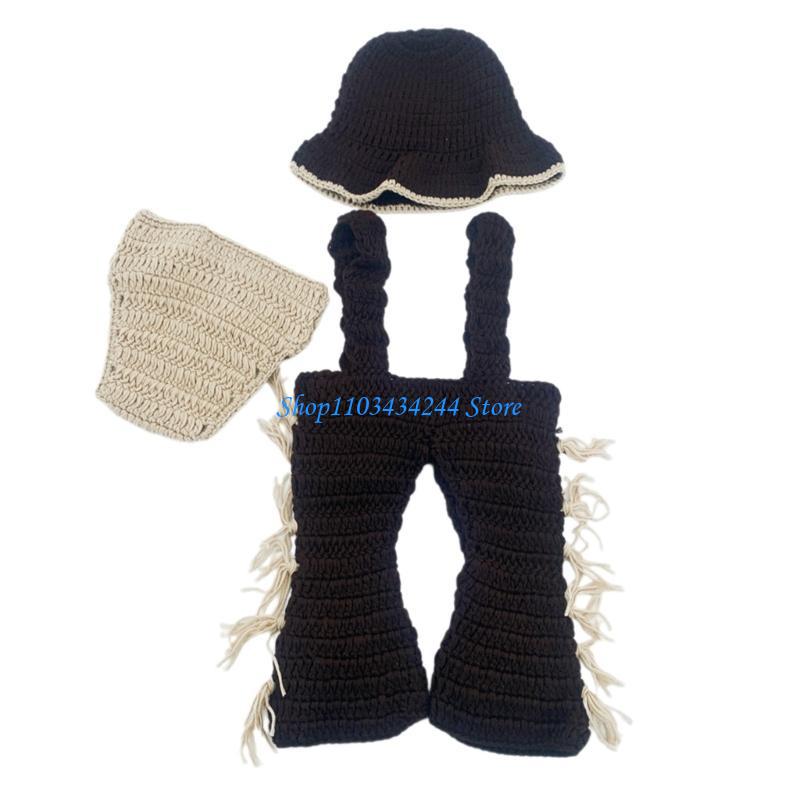 Infant Photography Props Outfit - Photography Costume Clothing Props Crochet Knitted