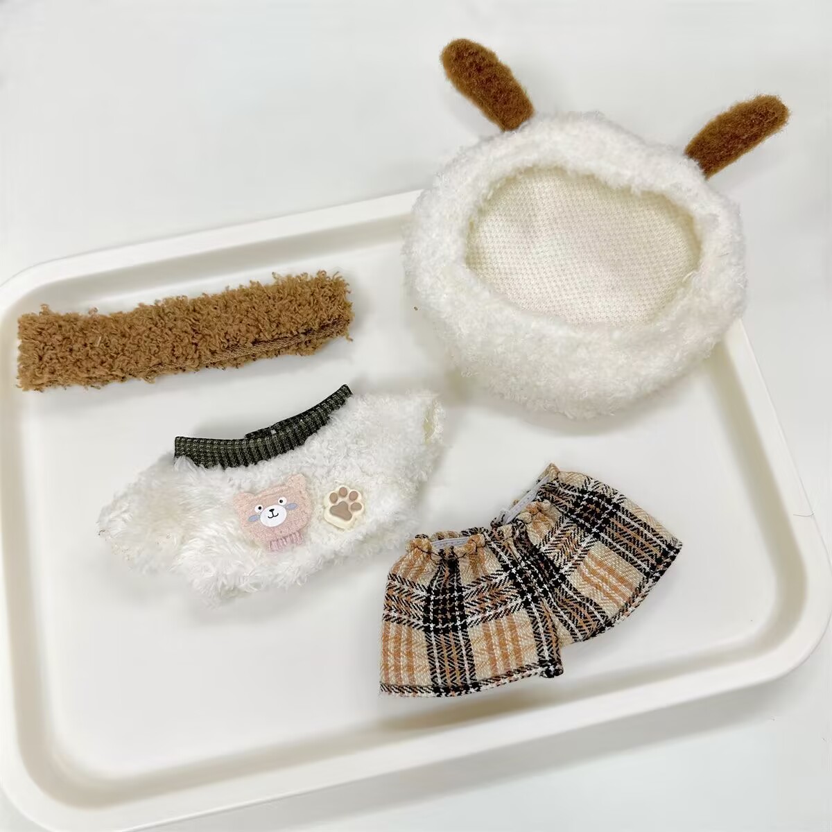 Baby Clothes - 10cm cotton doll clothes for autumn