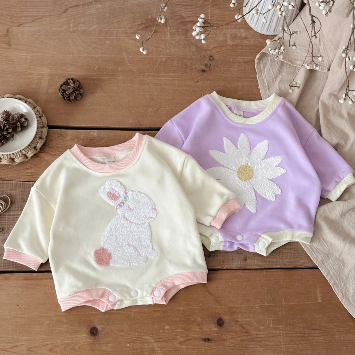 Newborn Baby Girls Cute Animal - Newborn Baby Girl Romper Floral ulasan dan harga