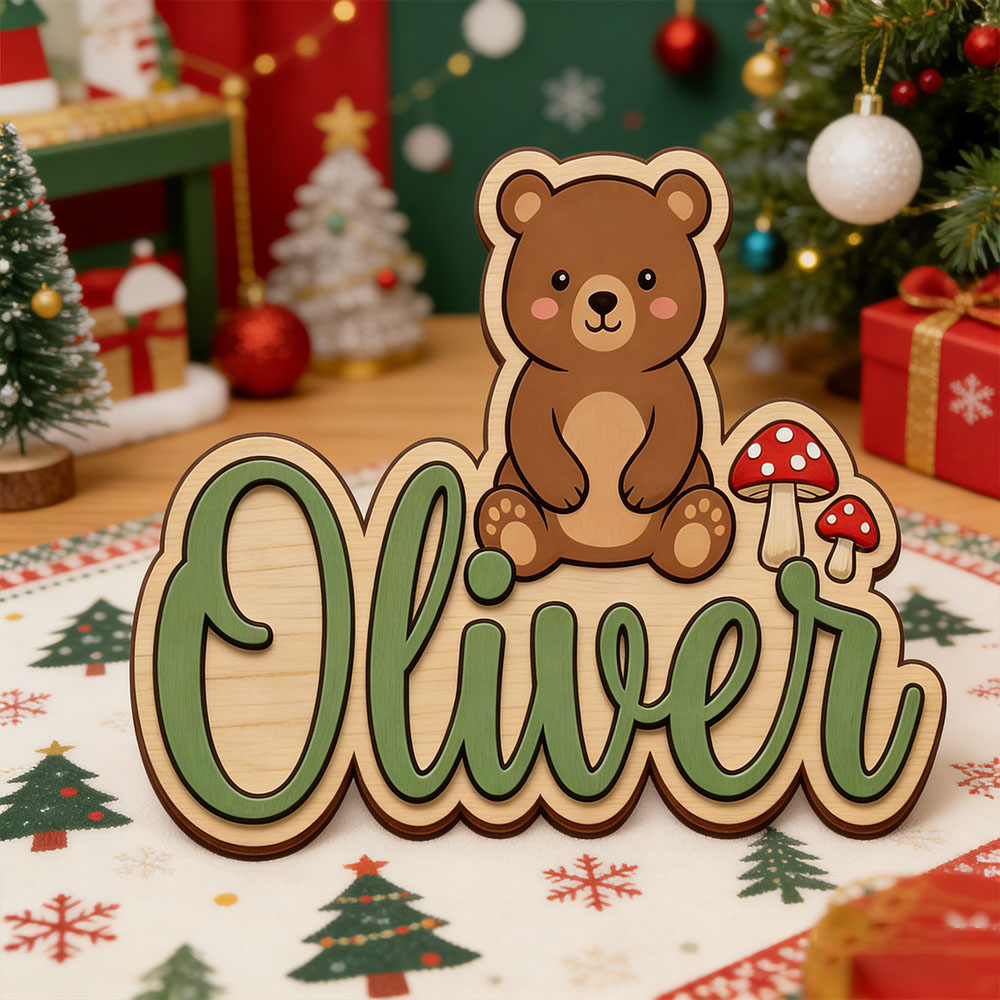 Woodland Bear & Mushroom Custo - Nursery ulasan dan harga