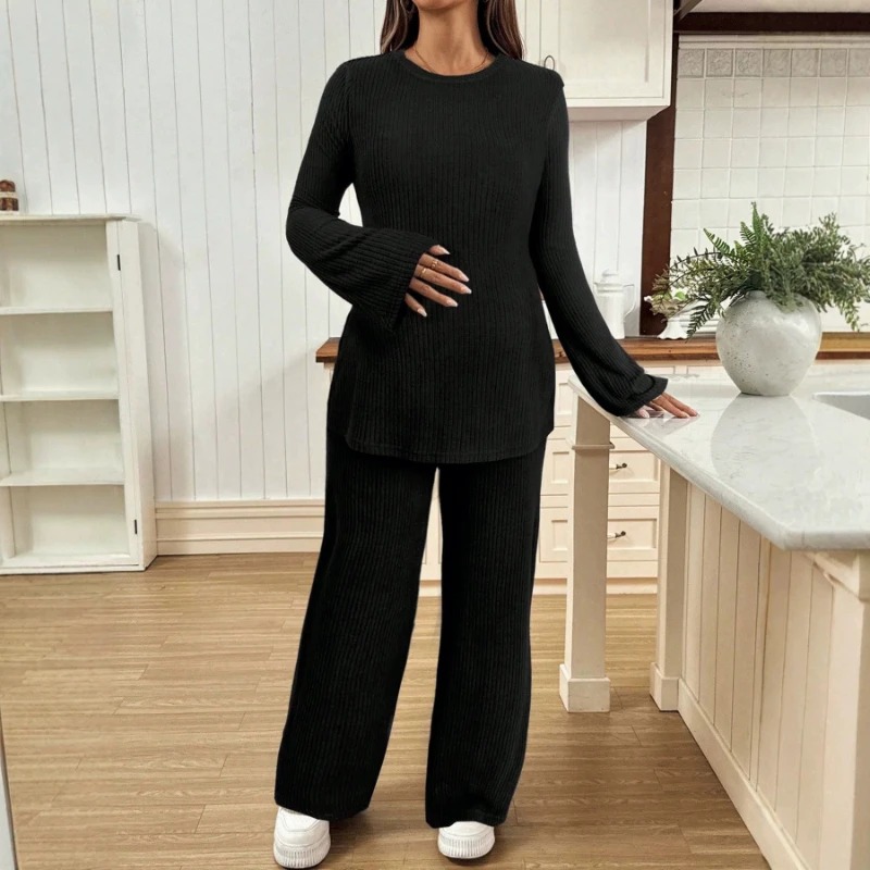 Knitted Maternity Suit Horn Lo - Maternity Wear ulasan dan harga